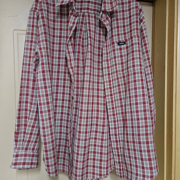 레드 체크 셔츠