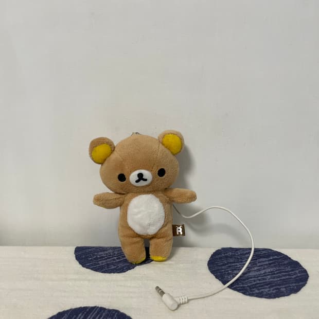 리락쿠마 인형 스피커 키링