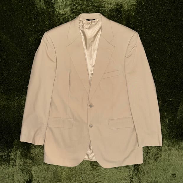[40R] 브룩스 브라더스 346 클래식 핏 코튼 블레이저 베이지