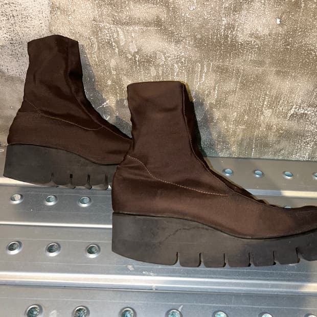 ERBANI square toe socks boots