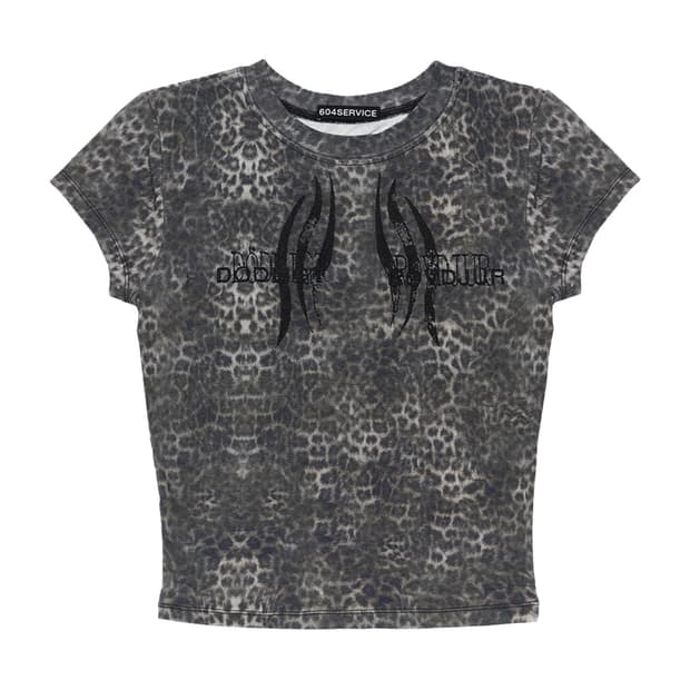 604service leopard T shirt