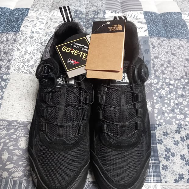 노스페이스 고어텍스 트레킹화   블랙   270