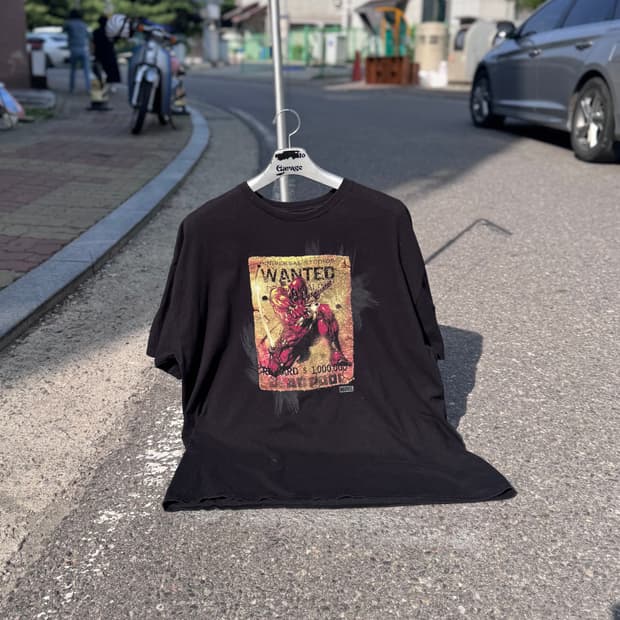 빈티지 마블 데드풀 그래픽 반팔 XXL 766