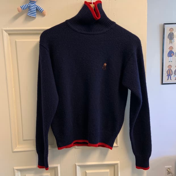 이스트보이 비글 하이넥 니트