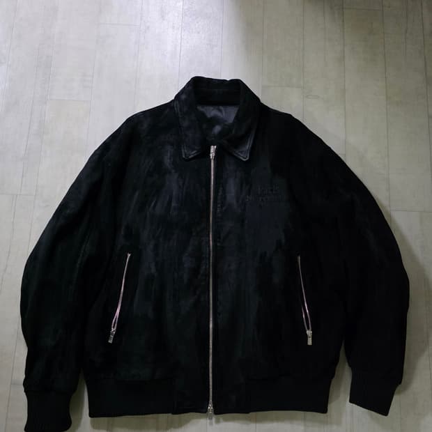 stu 스웨이드 블루종 M