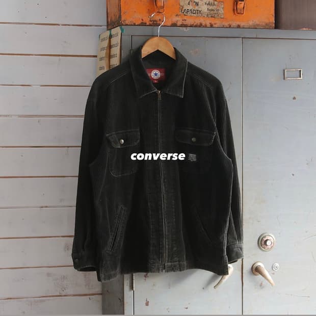 (착용컷) 컨버스 코듀로이 집업 자켓 (M)