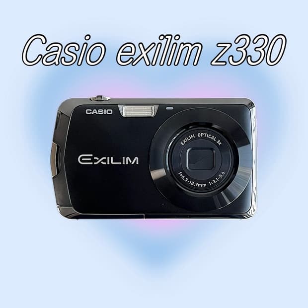 [새상품급] 카시오 엑슬림 z330 블랙 / 디지털카메라 빈티지디카