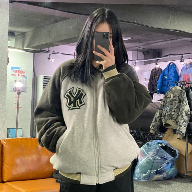 Wws 00s MLB 뉴욕 양키스 모직 점퍼 B3500