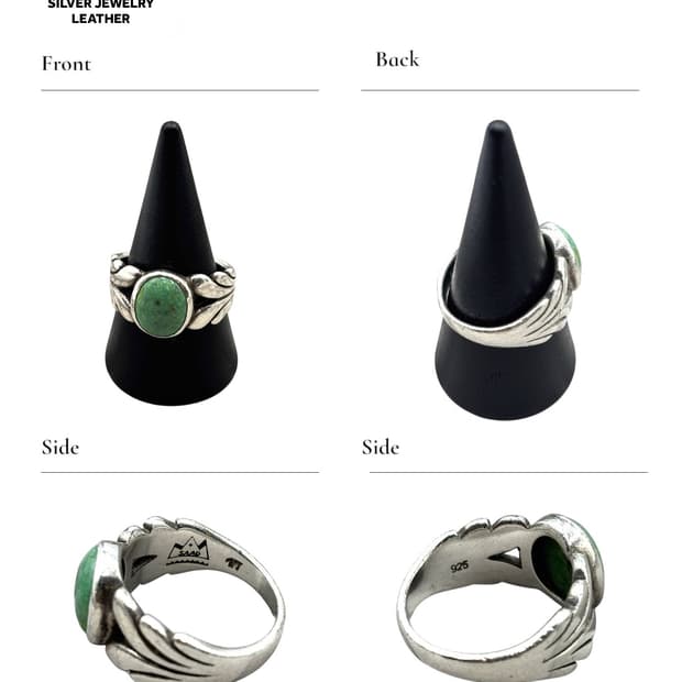 SAAD turquoise 925silver ring