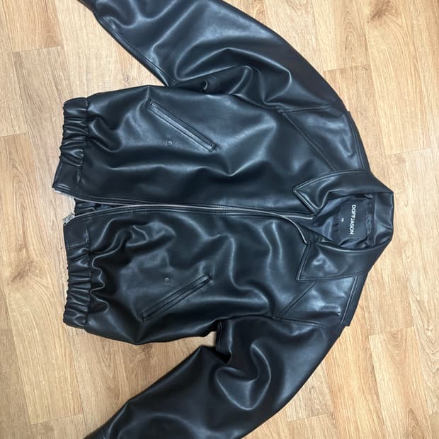 도프제이슨 비건레더 봄버 자켓 XXL