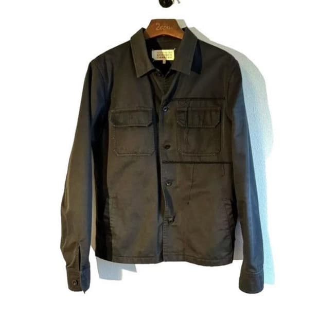 메종마르지엘라 스티치 자켓 블랙