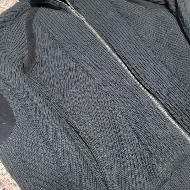 Armani Exchange 퍼 니트 집업