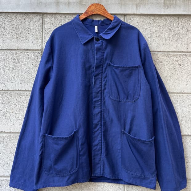 (DEADSTOCK)(MOLESKIN) FRENCH 몰스킨워크자켓