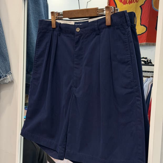 90-00s Polo Golf 폴로 골프 클래식 투턱 치노 쇼츠 (35)