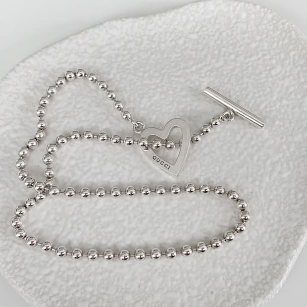 구찌 하트 토글 목걸이 NO.103