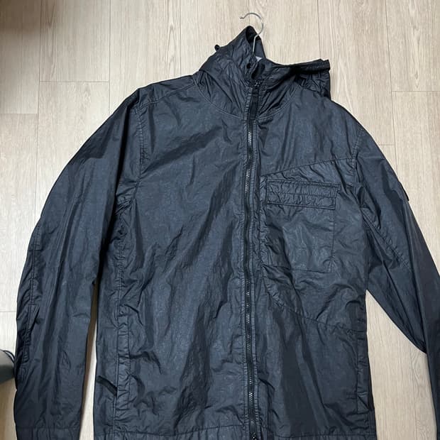 스톤아일랜드 블랙 후드 자켓(L)