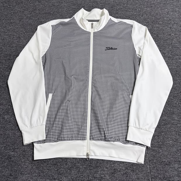 타이틀리스트 체크 골프 집업