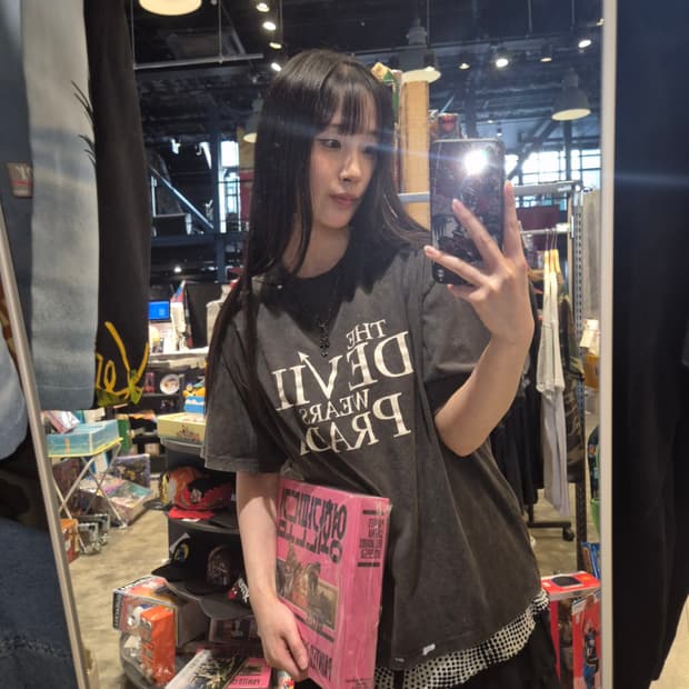 (새상품) 악마는 프라다를 입는다 무비 프린팅 티셔츠