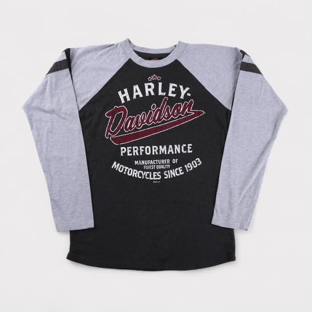 [M] 할리데이비슨 롱슬리브 긴팔티