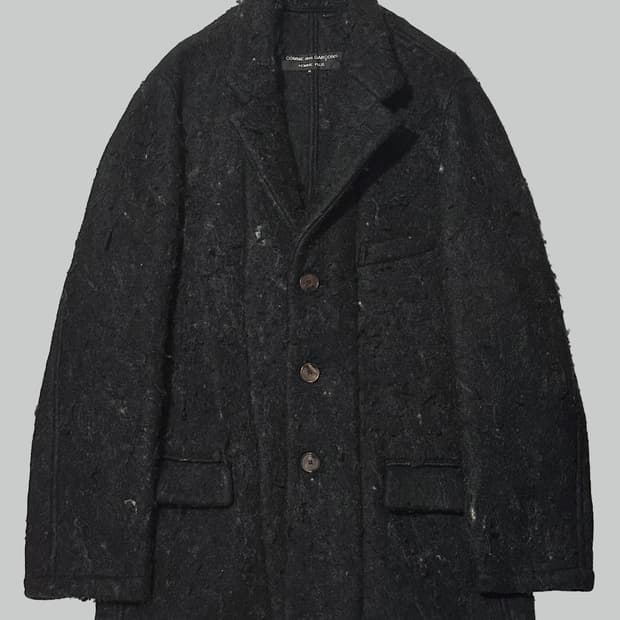 꼼데가르송 옴므 플러스 95aw 펠트 울 코트