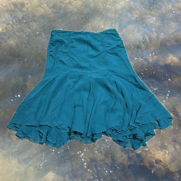 빈티지 페어리 머메이드 미디스커트