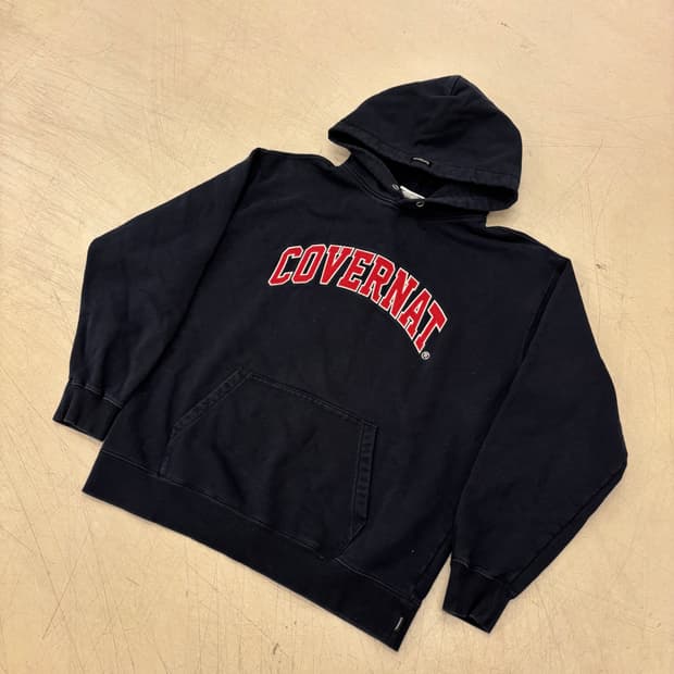 커버낫 아치로고 후드티