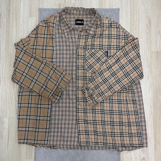 [S급] 봄맞이🌸 아조바이아조 오버핏 체크 셔츠 F