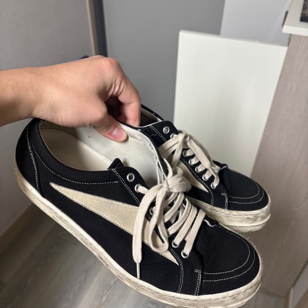 300) 릭오웬스 반스 캔버스 스니커즈