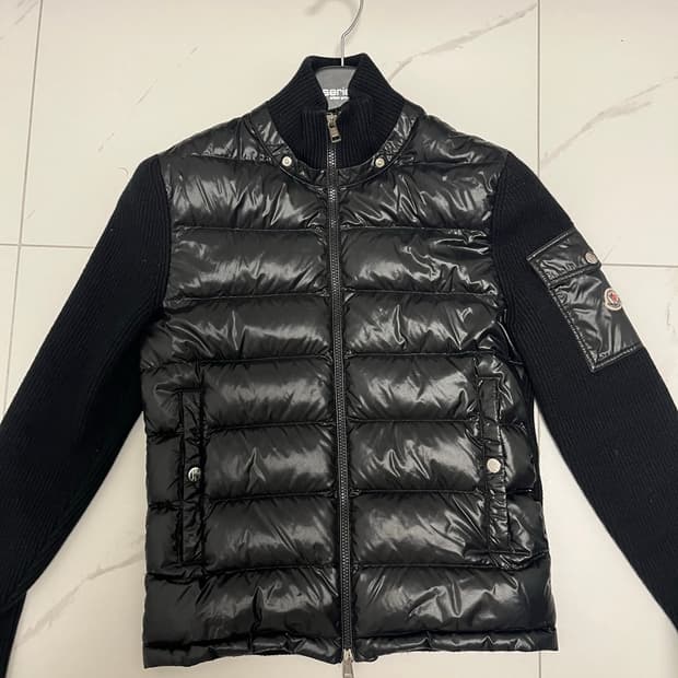 몽클레어 니트 패딩 S