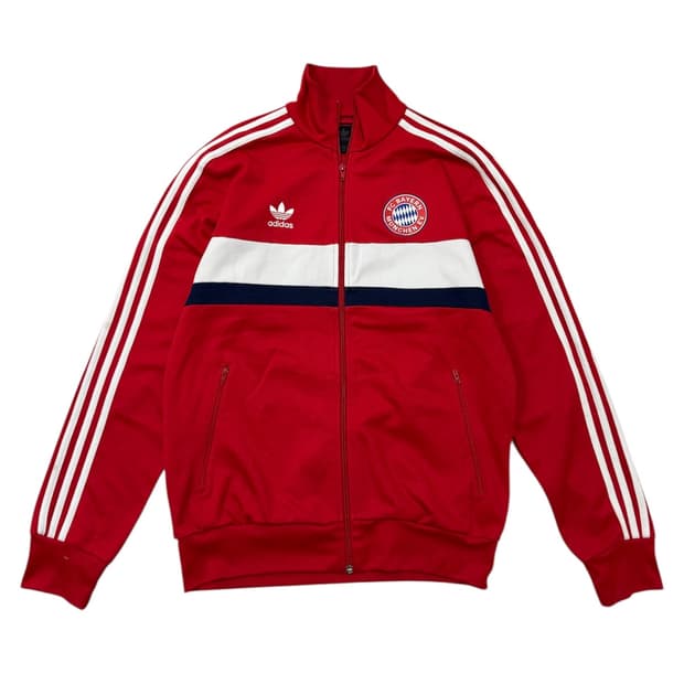 아디다스 바이에른 뭰헨 자수 로고 트랙탑 