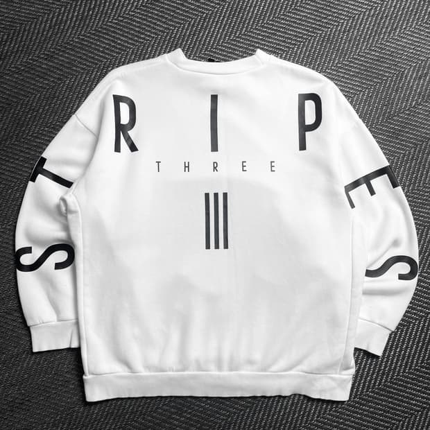 아디다스 stripes 빅로고 박시핏 스웻 셔츠o 6079