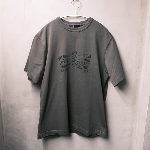 Helmut lang 타이포 반팔 티셔츠 S