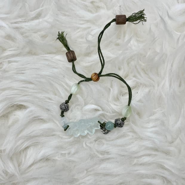 오리엔탈 연꽃 비즈 팔찌