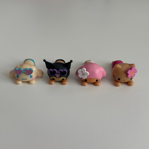 (일괄) 산리오 표코노루 마스코트 2 쿠로미 시나모롤 키티 마이멜로디