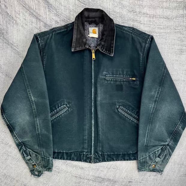 Vintage Carhartt J01 BLK Detroit Jacket