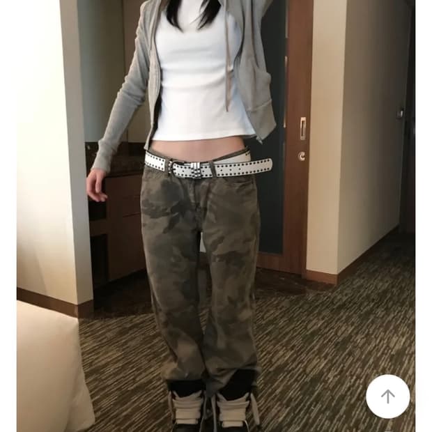 쿄이 카모 세미 부츠컷 팬츠