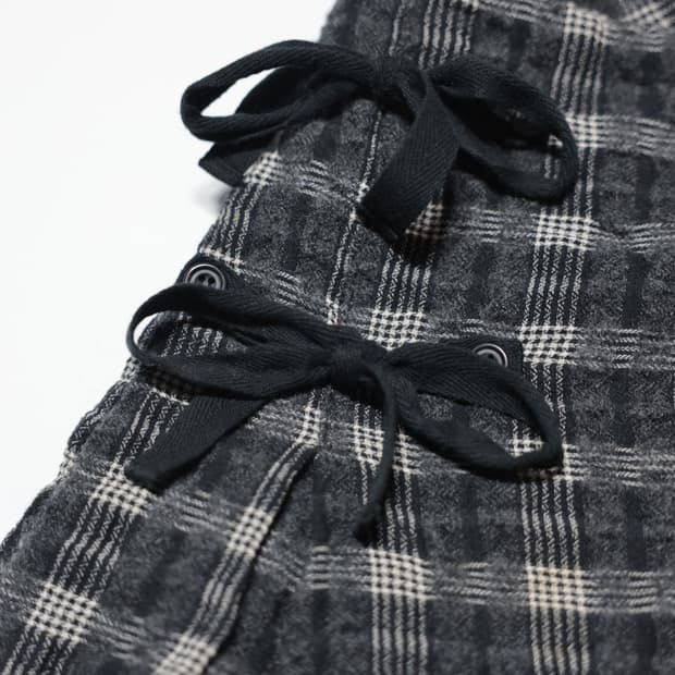 [JPN]Hiroko Koshino ribbon check skirt
