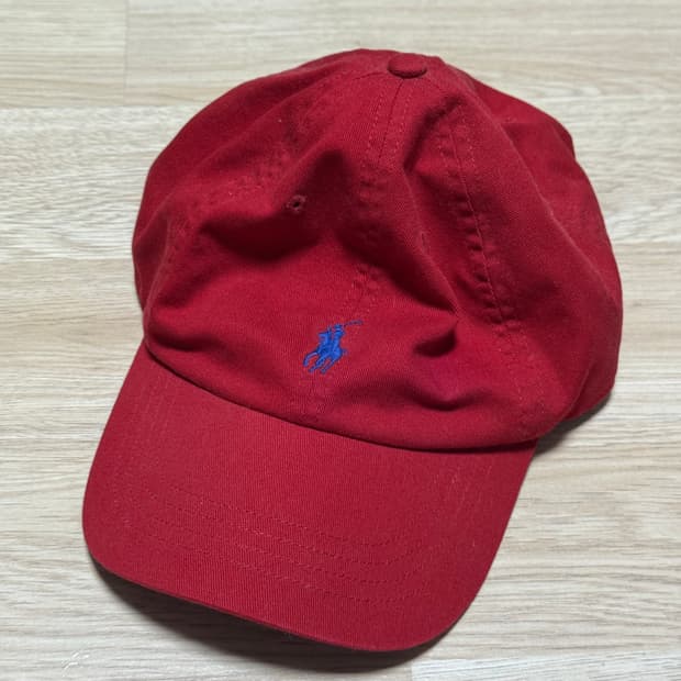 POLO Ralph Lauren RED 코튼 치노 베이스볼 캡