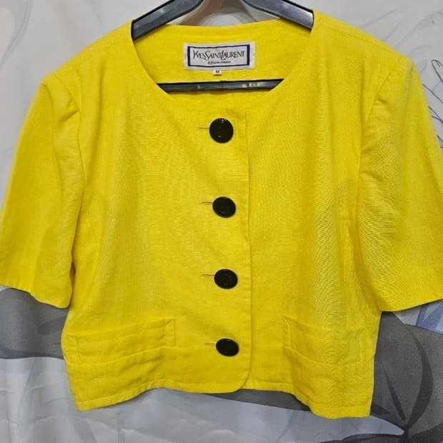 입생로랑  린넨  자켓 