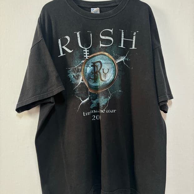 [XL] 2010 Rush Time Machine 투어 반팔 티셔츠
