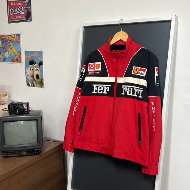 페라리 F1 레이싱 패치 자켓