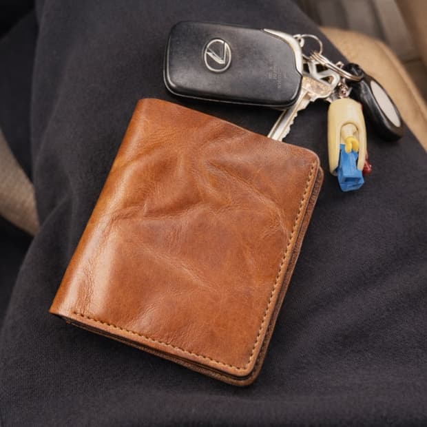 쭈글이 소가죽지갑 (2color)