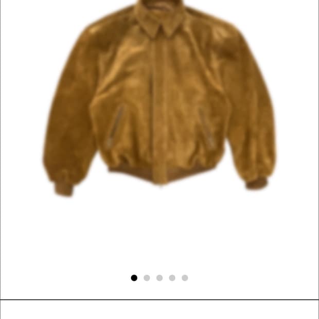 글레스 gless 스웨이드 봄버 030 0사이즈