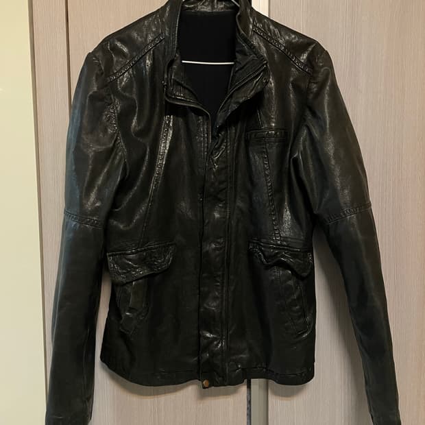 Sheep skin leather jacket