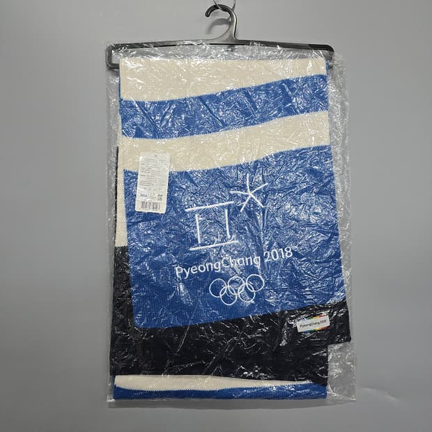 새제품)평창 동계올림픽 2018 니트 머플러 프리