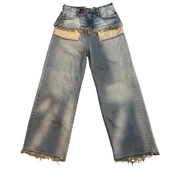 S/E/O(에스이오) 23SS 포켓 레이어드 데님 