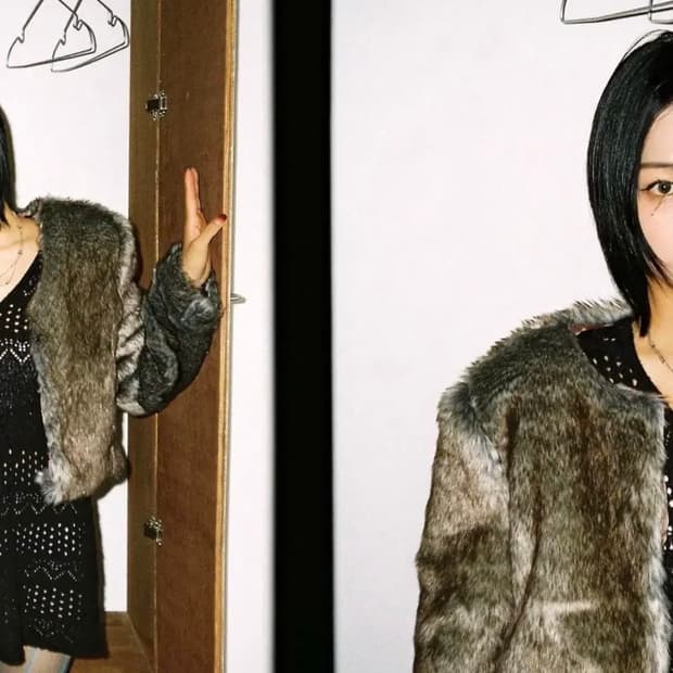 애즈온 퍼자켓 브라운