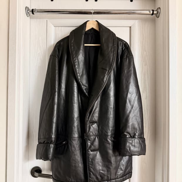 91AW Convertible Leather jacket