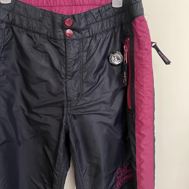 히스테릭 글래머 아카이브 나일론 트랙 팬츠 스트링 조거 팬츠 스포츠