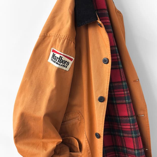 90s 빈티지 어드반 어페럴 말보로 패치 초어 자켓
